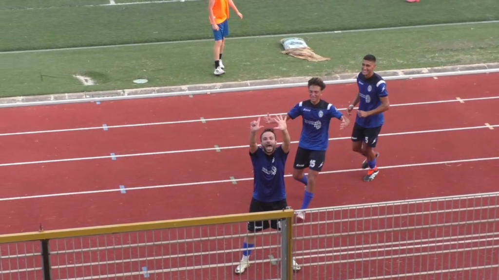 Andrea Lo Cascio, dopo Il Gol qualificazione contro il Galati in Coppa Italia